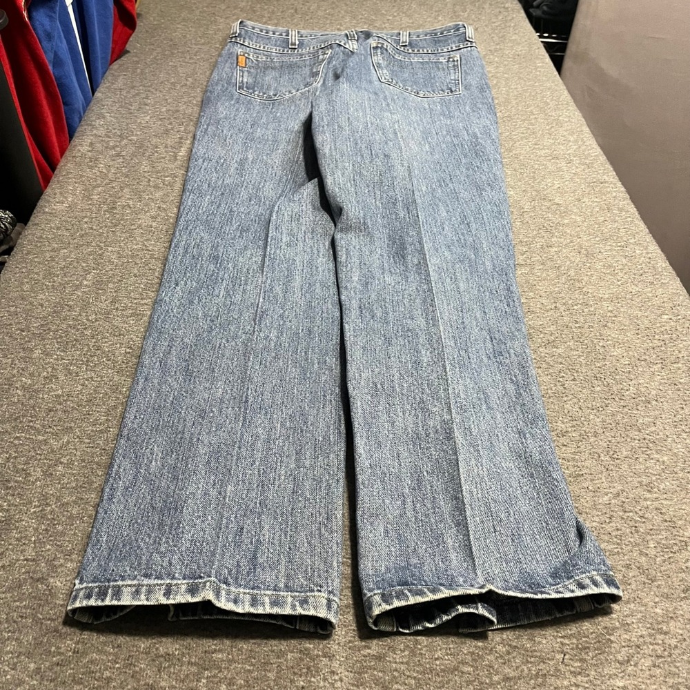 Cinch Green Label Mens Relaxed Fit Straight Leg Blue Denim Jeans 33x32 MB9053000